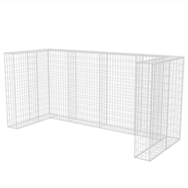 8718475521808_a_en_hd_1.jpg Gabionen-Mülltonnenverkleidung für 3 Tonnen Stahl 250x100x120cm
