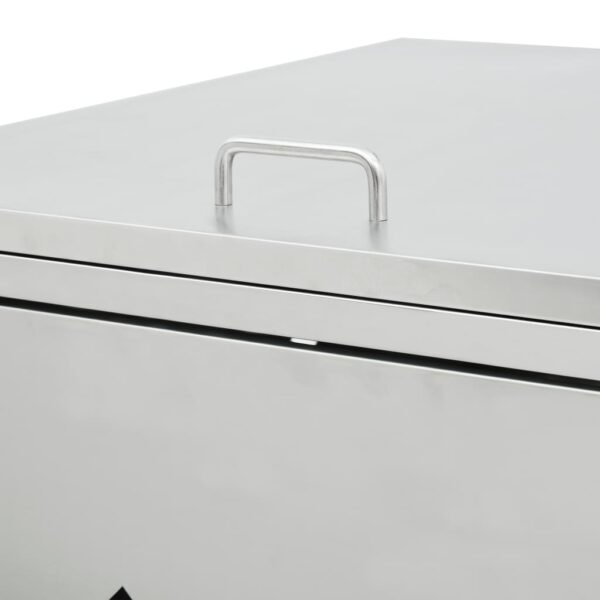 Mülltonnenbox für 4 Tonnen 240 L Edelstahl