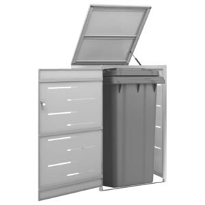 Mülltonnenbox für 1 Tonne 69x77,5x115 cm Edelstahl