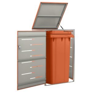 Mülltonnenbox für 1 Tonne 69x77,5x115 cm Edelstahl