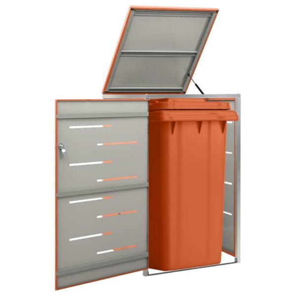 Mülltonnenbox für 1 Tonne 69x77,5x115 cm Edelstahl