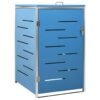 Mülltonnenbox für 1 Tonne 69x77,5x115 cm Edelstahl