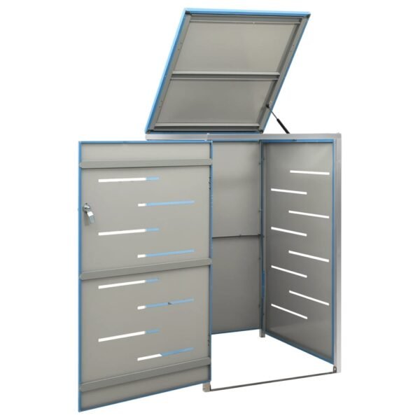 Mülltonnenbox für 1 Tonne 69x77,5x115 cm Edelstahl
