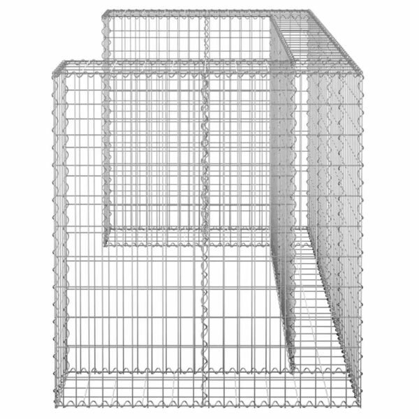 8720286764220_g_en_hd_2.jpg Gabionenwand für Mülltonnen Verzinkter Stahl 180x100x110 cm