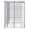 Gabionen-Mülltonnenbox 270x91x120 cm Verzinktes Eisen