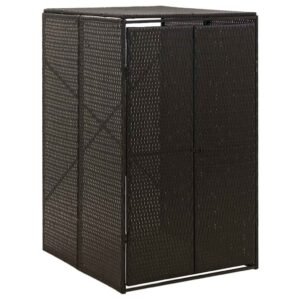 8720845670214_a_en_hd_1.jpg Mülltonnenbox für 1 Tonne Schwarz 70x80x117 cm Poly Rattan