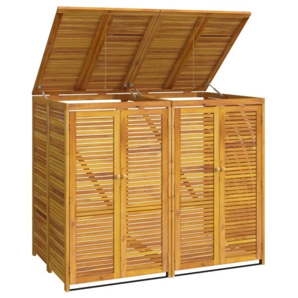 8720845745677_g_en_hd_1.jpg Mülltonnenbox für 2 Tonnen 140x89x117 cm Massivholz Akazie