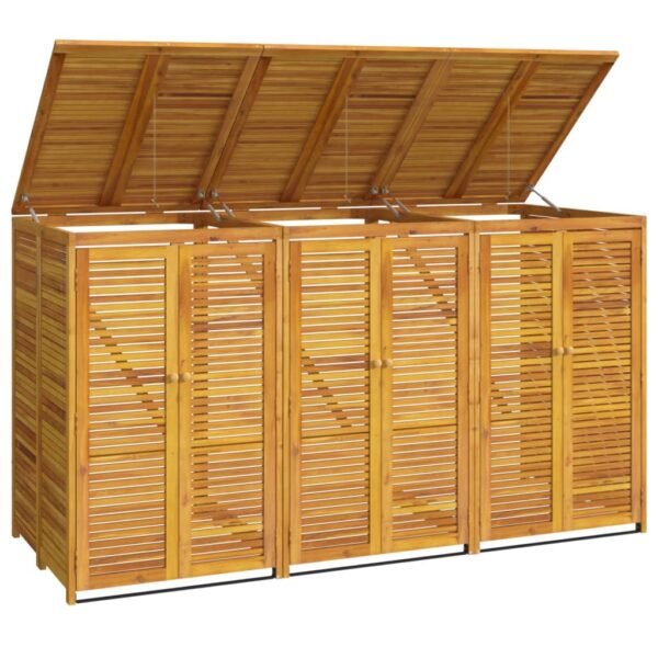 8720845745684_g_en_hd_1.jpg Mülltonnenbox für 3 Tonnen 210x89x117 cm Massivholz Akazie