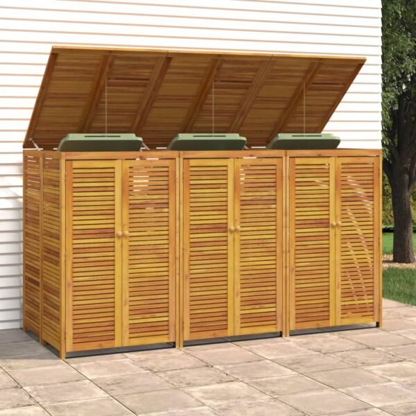 8720845745684_g_en_hd_2.jpg Mülltonnenbox für 3 Tonnen 210x89x117 cm Massivholz Akazie