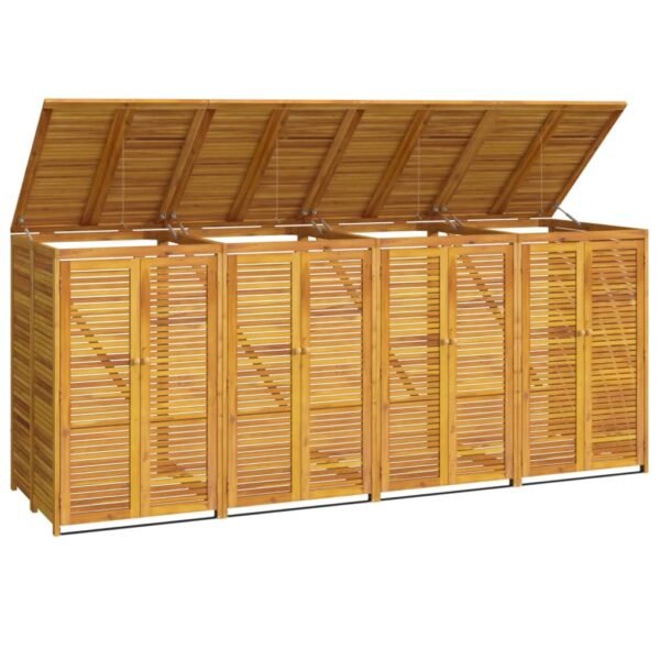 8720845745691_g_en_hd_1.jpg Mülltonnenbox für 4 Tonnen 280x89x117 cm Massivholz Akazie