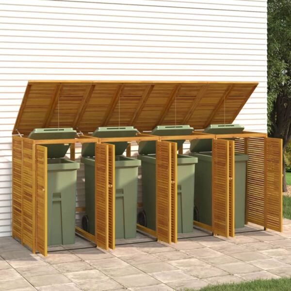 8720845745691_m_en_hd_1.jpg Mülltonnenbox für 4 Tonnen 280x89x117 cm Massivholz Akazie