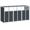 8721012988682_a_en_hd_1.jpg Mülltonnenbox für 3 Tonnen Anthrazit 216x81x115 cm Stahl