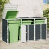 8721012988682_g_en_hd_1.jpg Mülltonnenbox für 3 Tonnen Anthrazit 216x81x115 cm Stahl