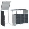 8721012988682_g_en_hd_2.jpg Mülltonnenbox für 3 Tonnen Anthrazit 216x81x115 cm Stahl