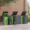 8721102611759_g_en_hd_1.jpg Mülltonnenbox für 5 Tonnen Anthrazit 345x79x117 cm Stahl