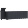 8721102611766_a_en_hd_1.jpg Mülltonnenbox für 6 Tonnen Anthrazit 414x79x117 cm Stahl