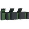 8721102611766_m_en_hd_1.jpg Mülltonnenbox für 6 Tonnen Anthrazit 414x79x117 cm Stahl
