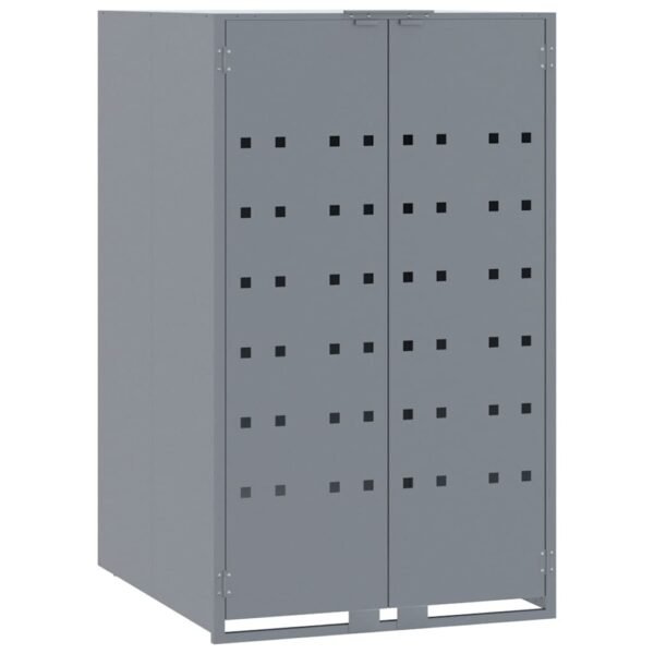 8721102611780_g_en_hd_2.jpg Mülltonnenbox für 3 Tonnen Grau 207x79x117 cm Stahl