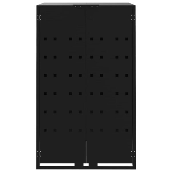 8721102636394_g_en_hd_2.jpg Mülltonnenbox für 1 Tonne Schwarz 69x79x117 cm Stahl