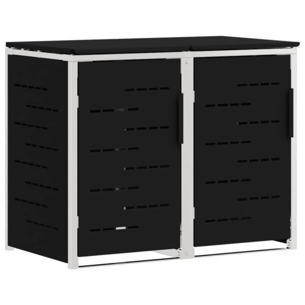 8721364708402_wbg-an-m_en_px16_1.jpg Mülltonnenbox für 2 Tonnen 240L Edelstahl Schwarz
