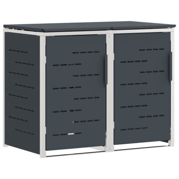 8721364708433_wbg-an-m_en_px16_1.jpg Mülltonnenbox für 2 Tonnen 240L Edelstahl Anthrazit