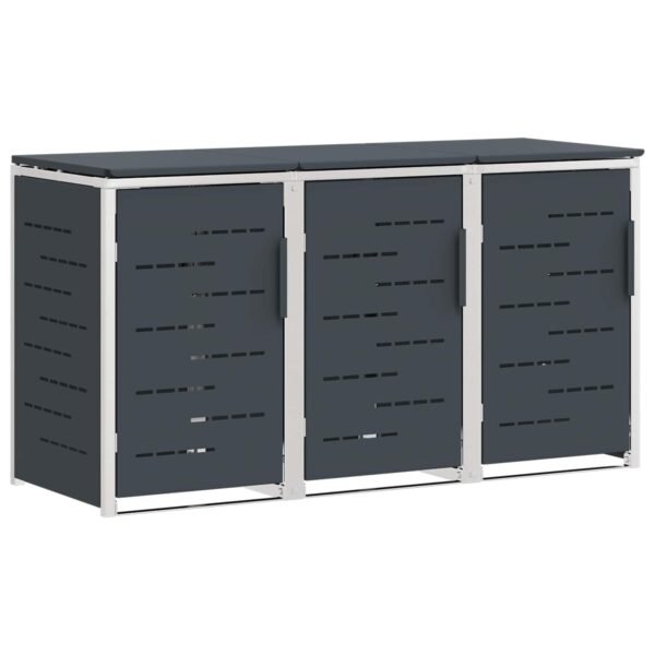 8721364708440_wbg-an-m_en_px16_1.jpg Mülltonnenbox für 3 Tonnen 240L Edelstahl Anthrazit