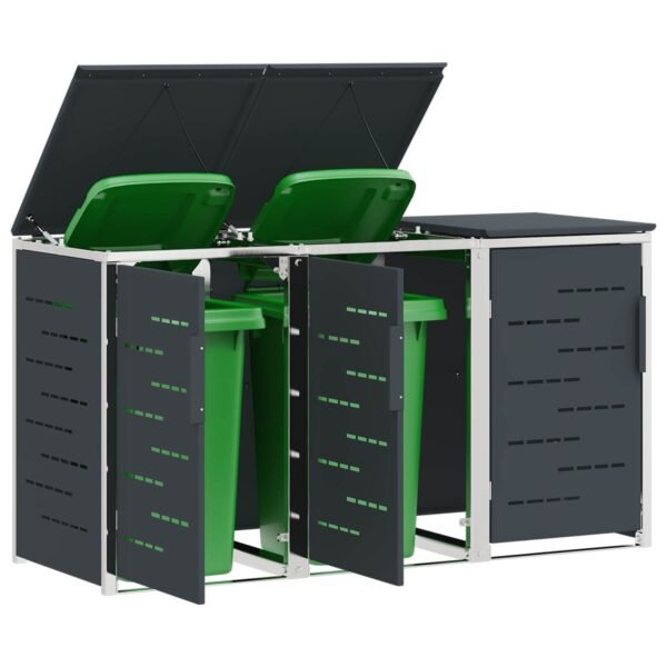 8721364708440_wbg-mo_en_px16_1.jpg Mülltonnenbox für 3 Tonnen 240L Edelstahl Anthrazit