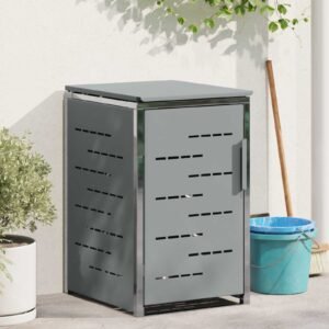 Mülltonnenbox für 1 Tonne 240L Grau