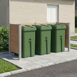8721451217848_mo-im_en_hd_11.jpg Mülltonnenzaun Braun 237 x 85 x 115 cm Aluminium und WPC