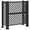 Mülltonnengitter Anthrazit 123 x 47 x 114 cm PP