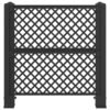 Mülltonnengitter Anthrazit 123 x 47 x 114 cm PP