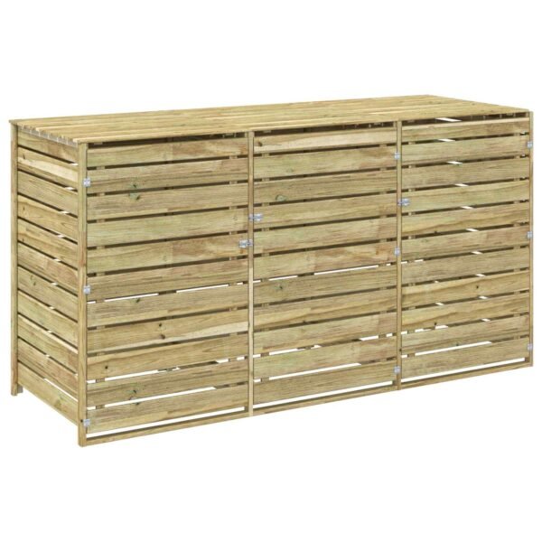 8721451737841_wbg-an-m_en_px16_1.jpg Mülltonnenbox für 3 Tonnen 240 L Imprägniertes Kiefernholz