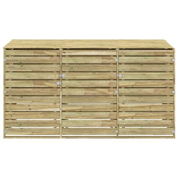8721451737841_wbg-fr_en_px16_1.jpg Mülltonnenbox für 3 Tonnen 240 L Imprägniertes Kiefernholz